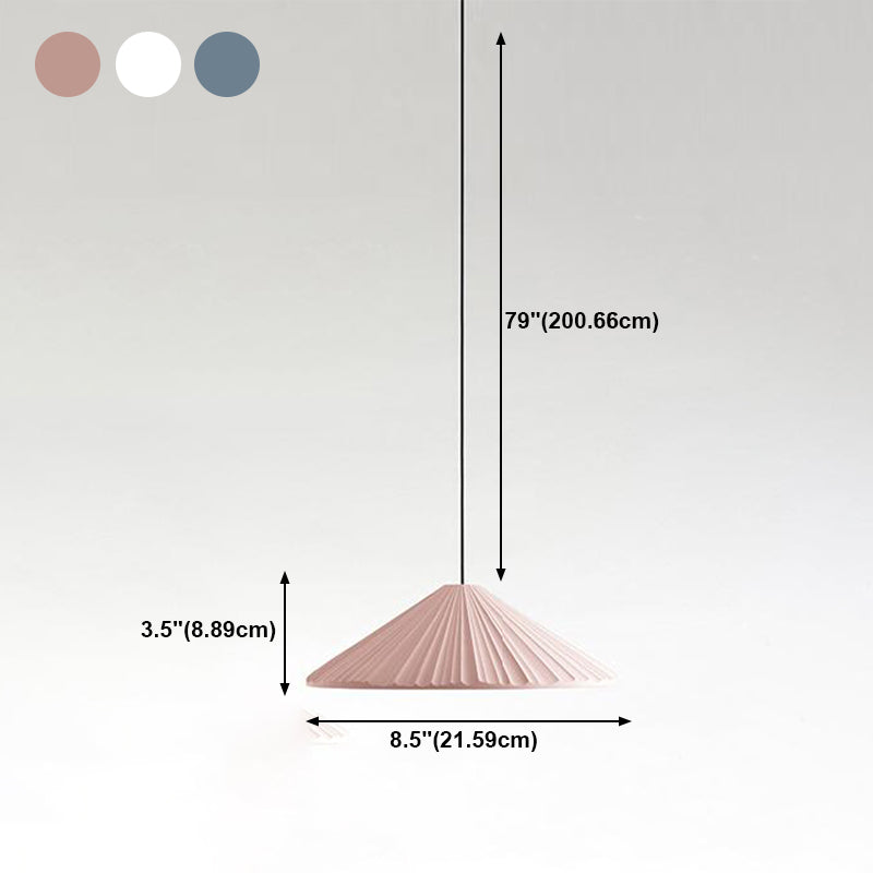 Geometric Shape Resin Hanging Light Nordic Macarons 1 Light Hanging Mounted Lights