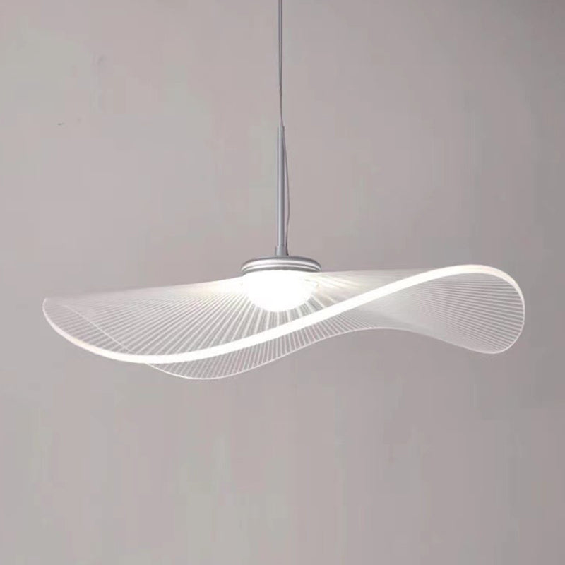 1 lumière géométrique suspendu au plafond de style moderne suspendu en métal