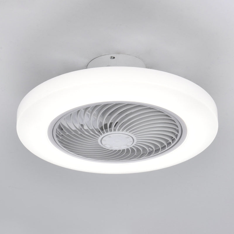 Ceiling Fan Light Minimalist Style Bedroom LED Ceiling Mounted Light