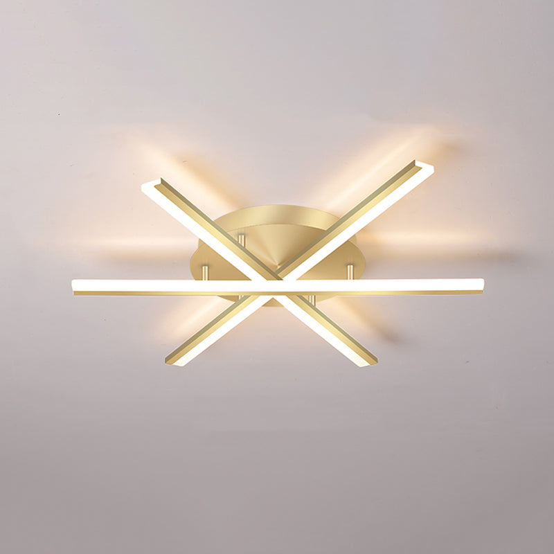 Luces de techo montados con rubor Sputnik LED Simplicidad de iluminación para dormitorio