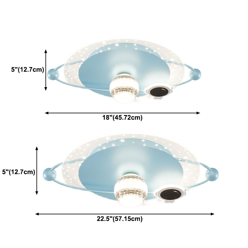 Ronde vorm led plafondlicht cartoon cartoon slaapkamer plafond gemonteerd licht