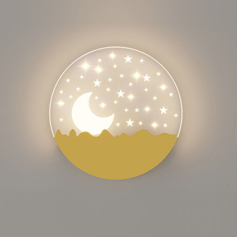 Lampade a parete geometrica in stile contemporaneo 1 metallo 1 lampada a LED LAD