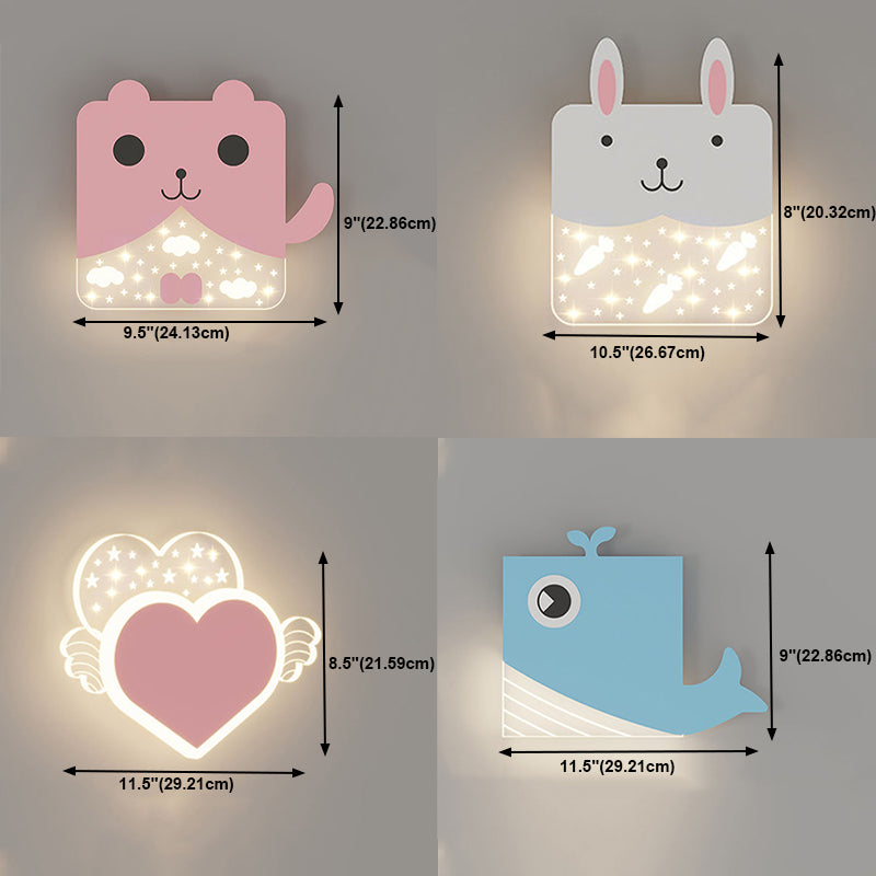 Lampade a parete geometrica in stile contemporaneo 1 metallo 1 lampada a LED LAD