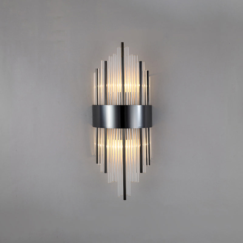 Postmoderne Stilkristallwandlicht geometrische Form Wandleuchten für Schlafzimmer