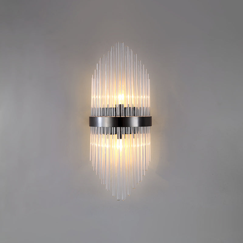 Postmoderne Stilkristallwandlicht geometrische Form Wandleuchten für Schlafzimmer
