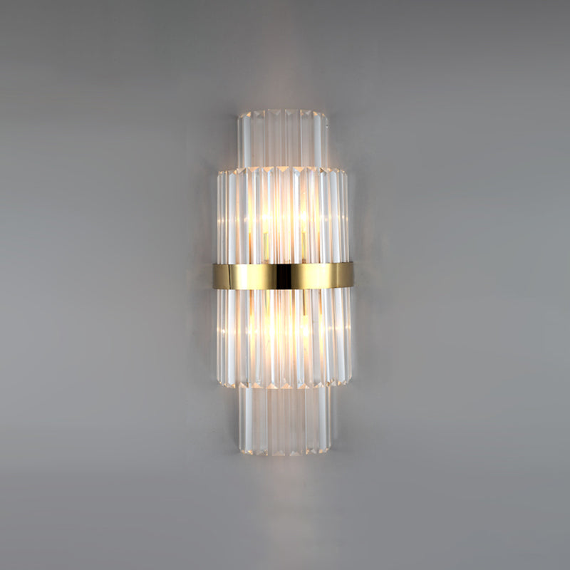 Postmoderne Stilkristallwandlicht geometrische Form Wandleuchten für Schlafzimmer