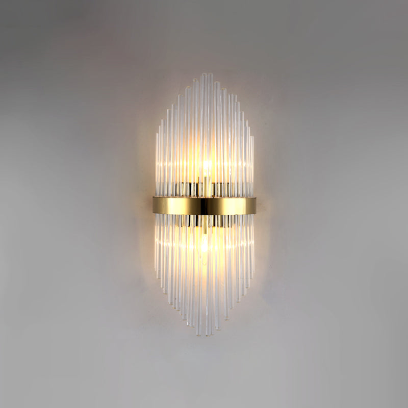 Postmoderne Stilkristallwandlicht geometrische Form Wandleuchten für Schlafzimmer