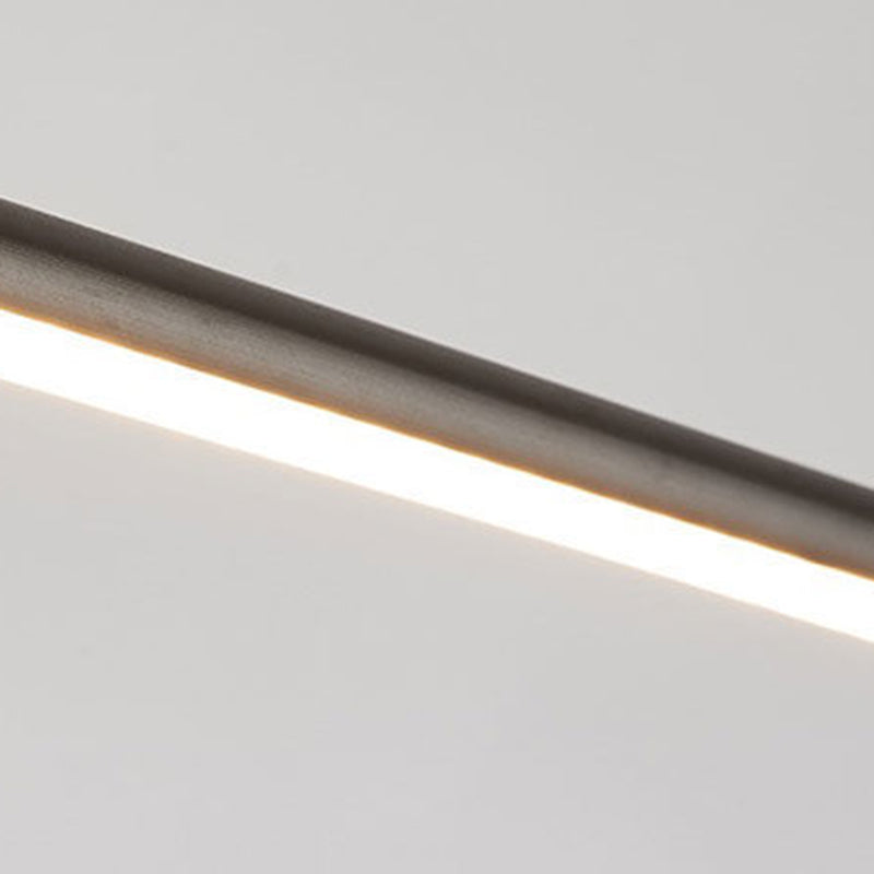 Minimalistische Metallwandleuchte gerade 1 leichte LED -Wandleuchten für Schlafzimmer