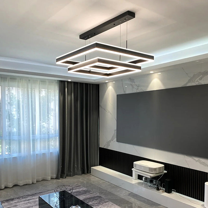 Ligera de lámpara de lámpara de lámpara de lámpara de aluminio LED de aluminio para comedor para comedor