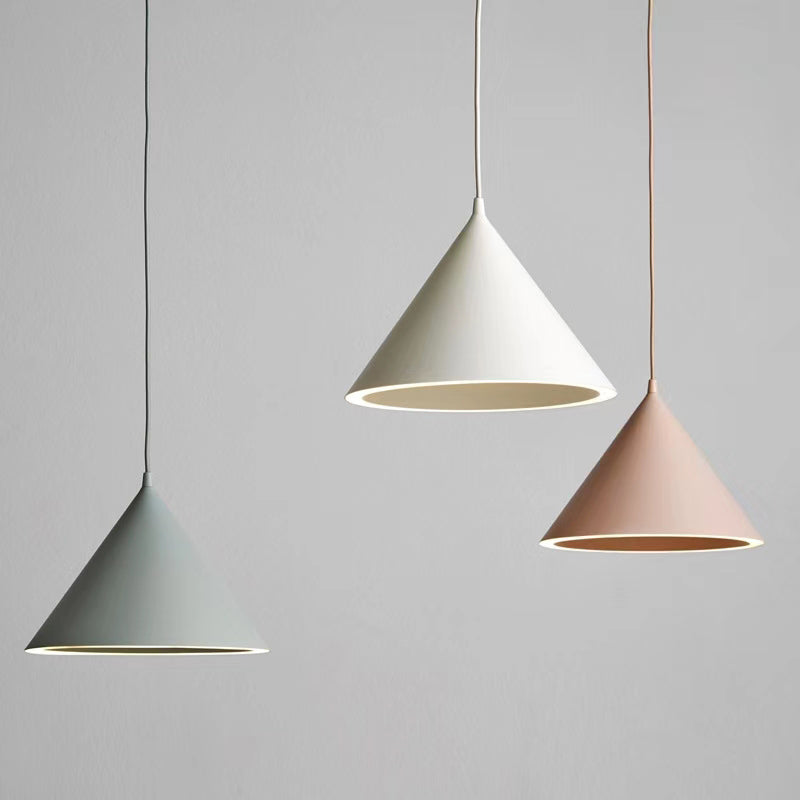 Contemporary Style Cone Pendant Lamp Metal 1 Light Hanging Pendant Light