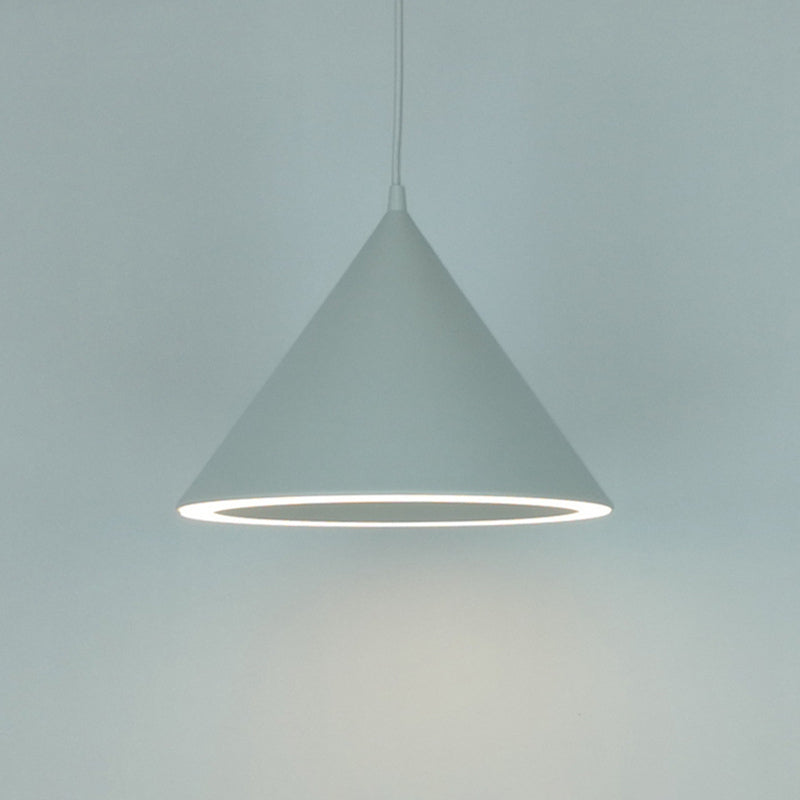 Macaron suspension de luminaire suspendu à 1 lumière avec une teinte en plastique pour le salon