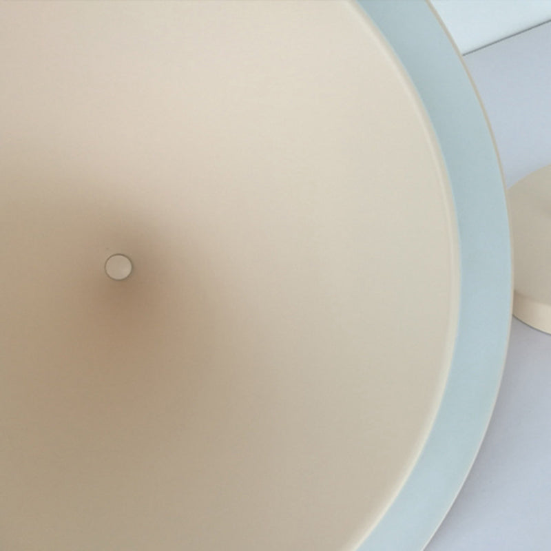 Macaron suspension de luminaire suspendu à 1 lumière avec une teinte en plastique pour le salon