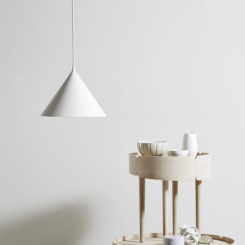 Macaron suspension de luminaire suspendu à 1 lumière avec une teinte en plastique pour le salon