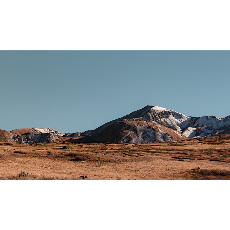 Modern Photography Mural Wallpaper Mountain Range Living Room Wall Mural