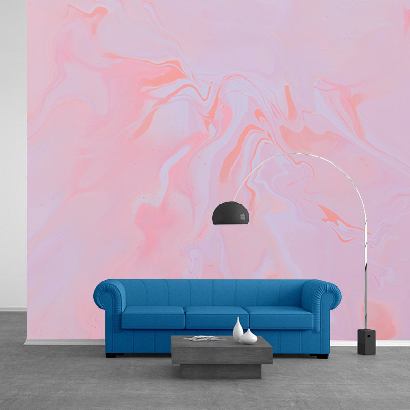 Environmental Wall Mural Wallpaper Watercolor Texture Living Room Wall Mural