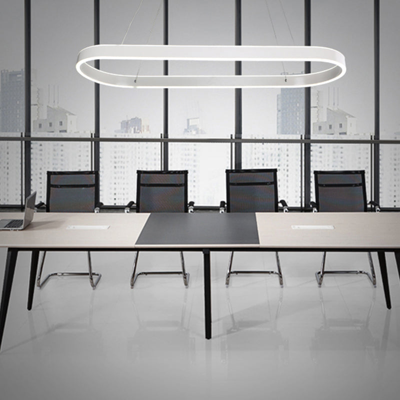 Modern Style Linear Shape Island Lighting Ideas Metal 2 Light Island Pendants in White