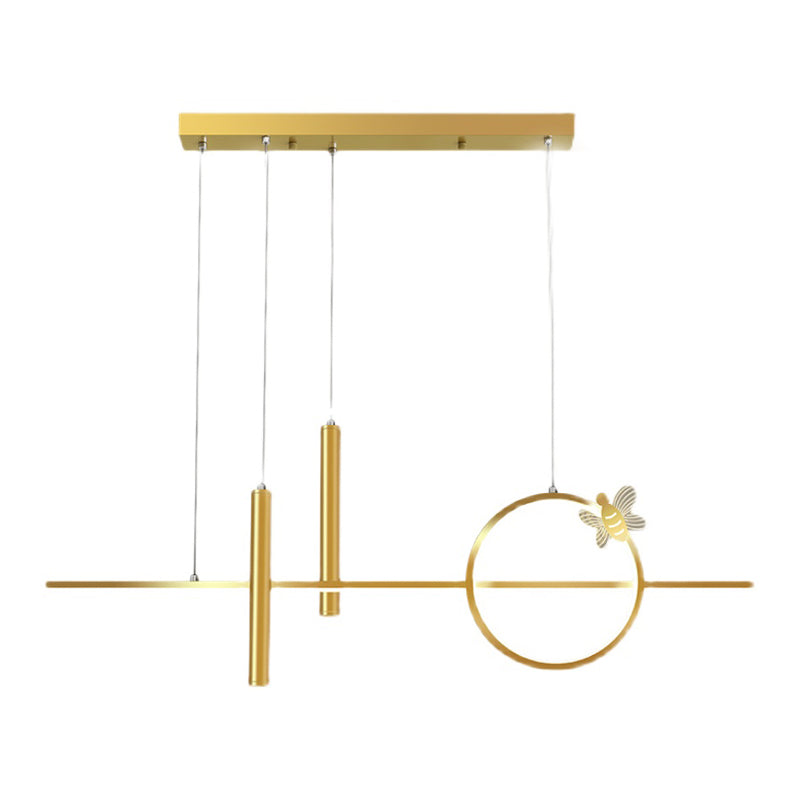 Contemporary Style Linear Island Lighting Metal Island Lighting Fixtures