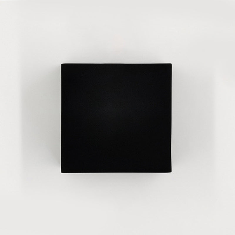 Contemporary Aluminum Wall Light Cube 4" Wide Wall Washer for Living Room