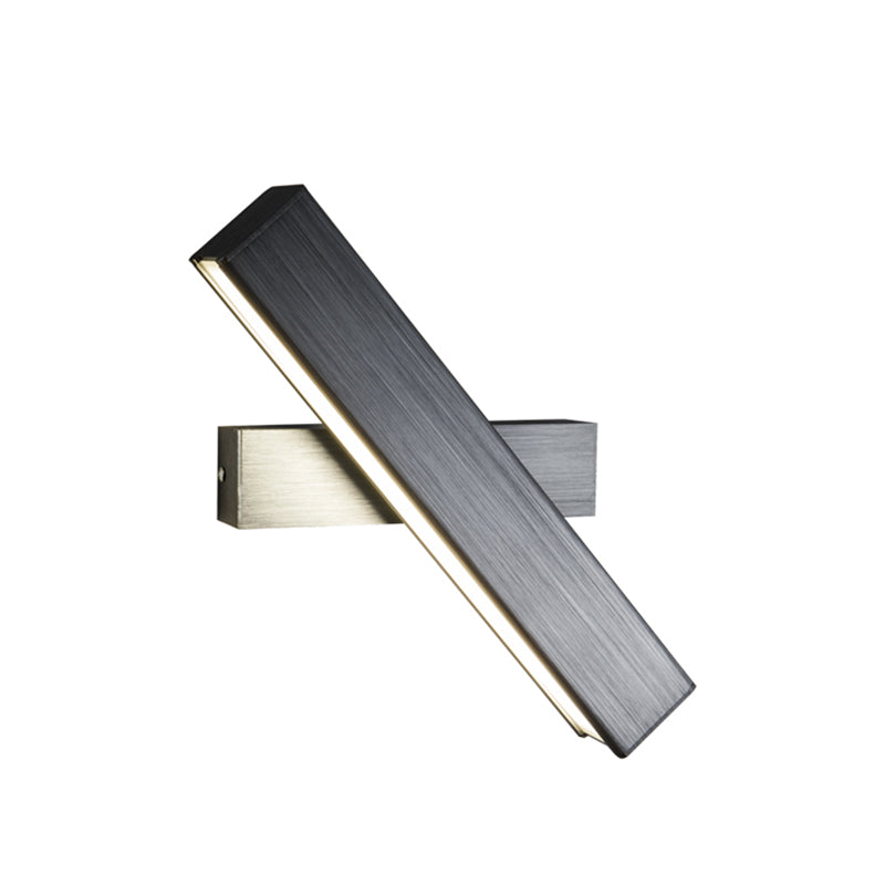 Square Shape Metal Wall Light Modern 1-Light Wall Mounted Light Fixture