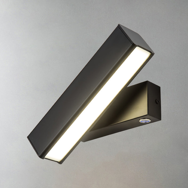 Square Shape Metal Wall Light Modern 1-Light Wall Mounted Light Fixture