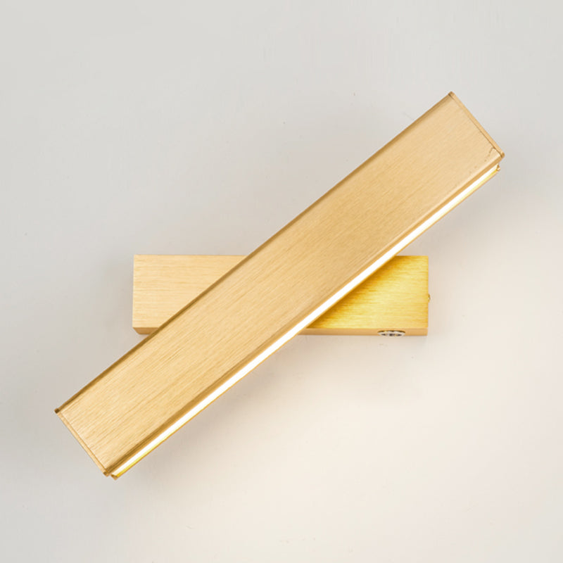 Square Shape Metal Wall Light Modern 1-Light Wall Mounted Light Fixture