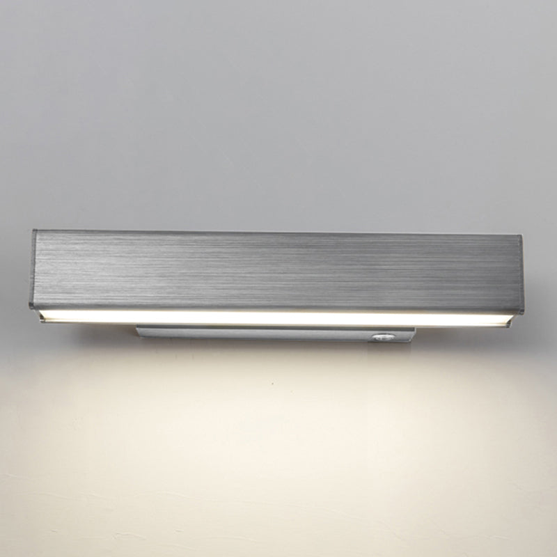 Square Shape Metal Wall Light Modern 1-Light Wall Mounted Light Fixture