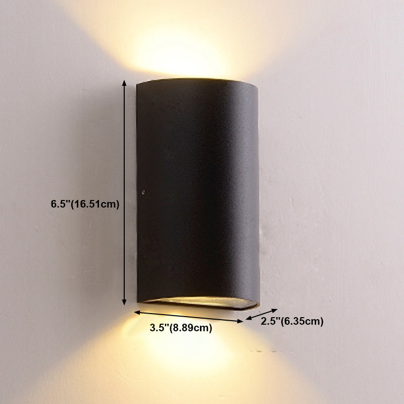 Wandleuchte minimalistische LED -Metallwand montiertes Licht montiert