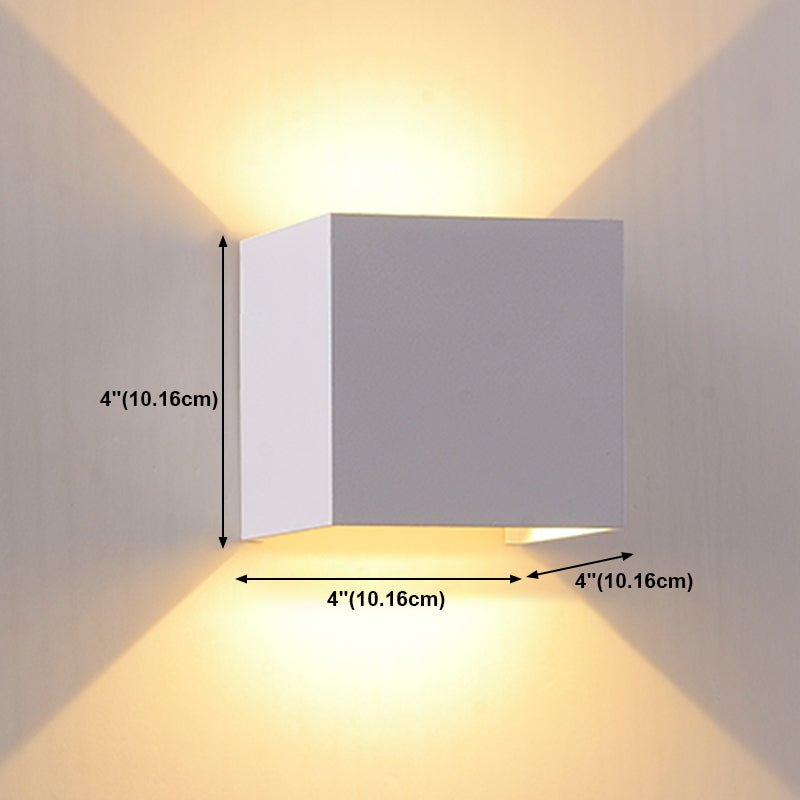 Wandleuchte minimalistische LED -Metallwand montiertes Licht montiert