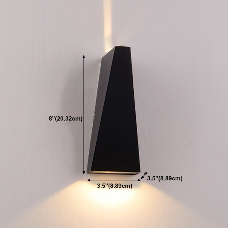 Wandleuchte minimalistische LED -Metallwand montiertes Licht montiert