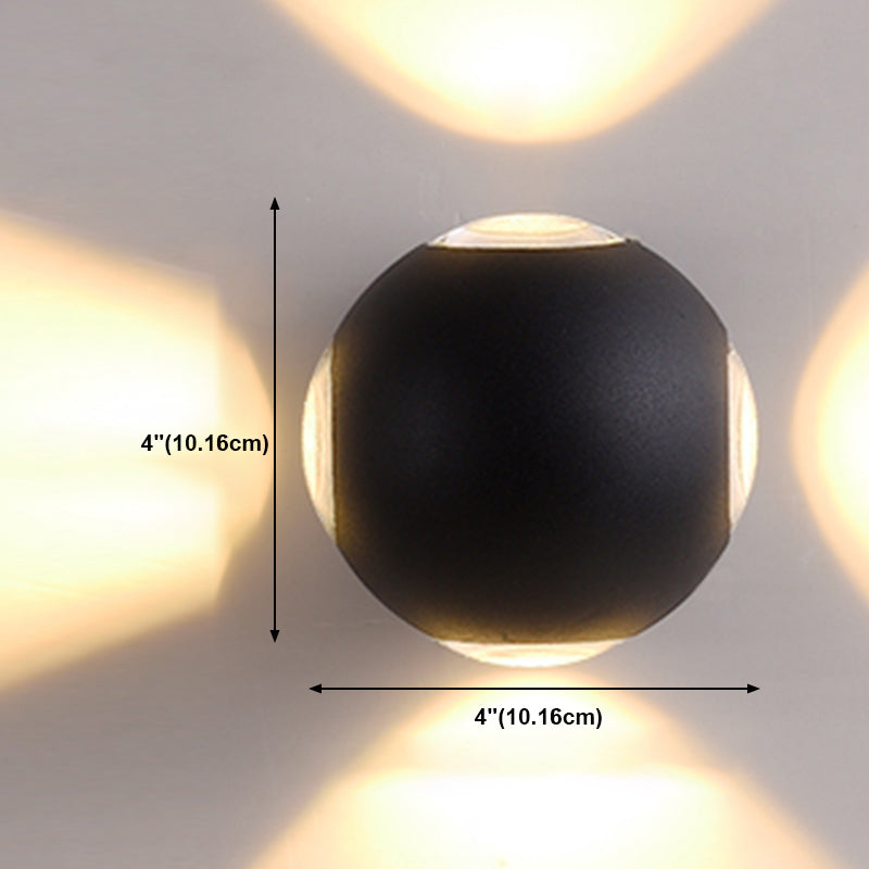 Wandleuchte minimalistische LED -Metallwand montiertes Licht montiert