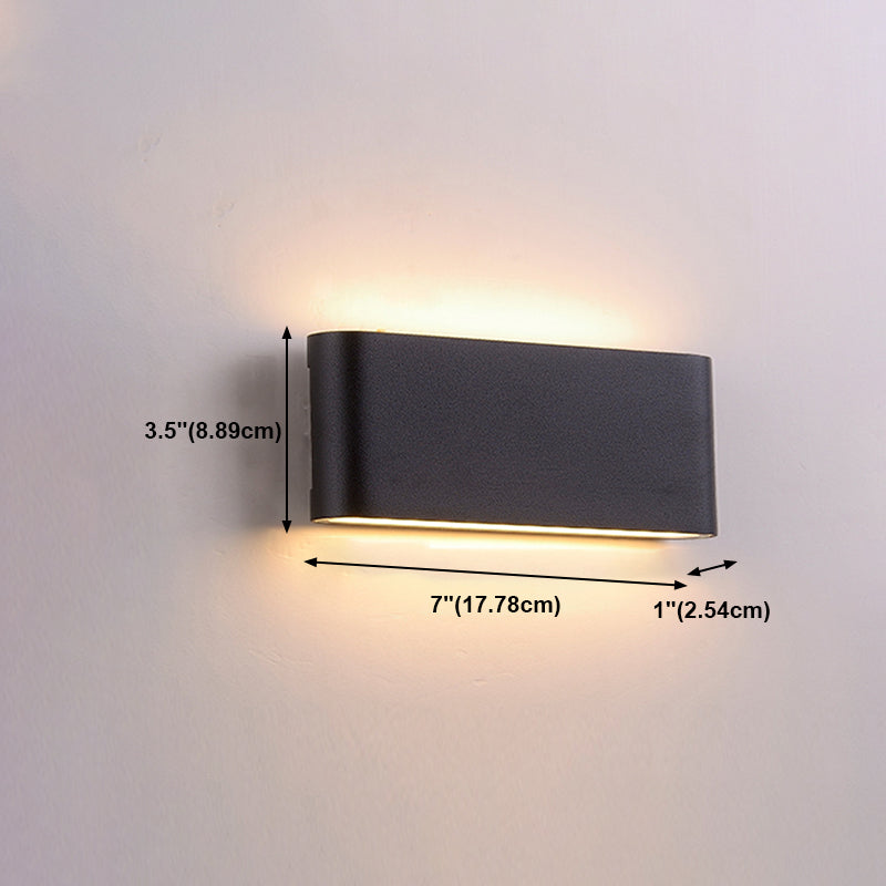 Wandleuchte minimalistische LED -Metallwand montiertes Licht montiert
