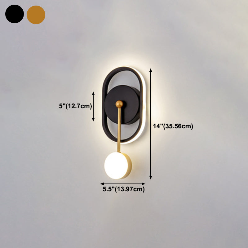 Metal Sconce Light Fixture Modern LED Wall Mount Light Fixture