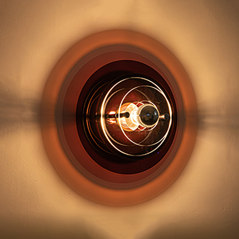 Multi-Layer Wall Sconce Lamp Nordic Acrylic 1-Light Bedroom Wall Light Fixture