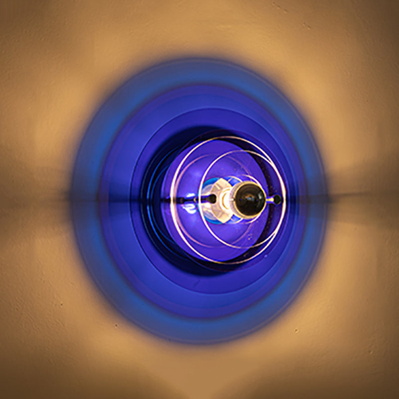 Multi-Layer Wall Sconce Lamp Nordic Acrylic 1-Light Bedroom Wall Light Fixture