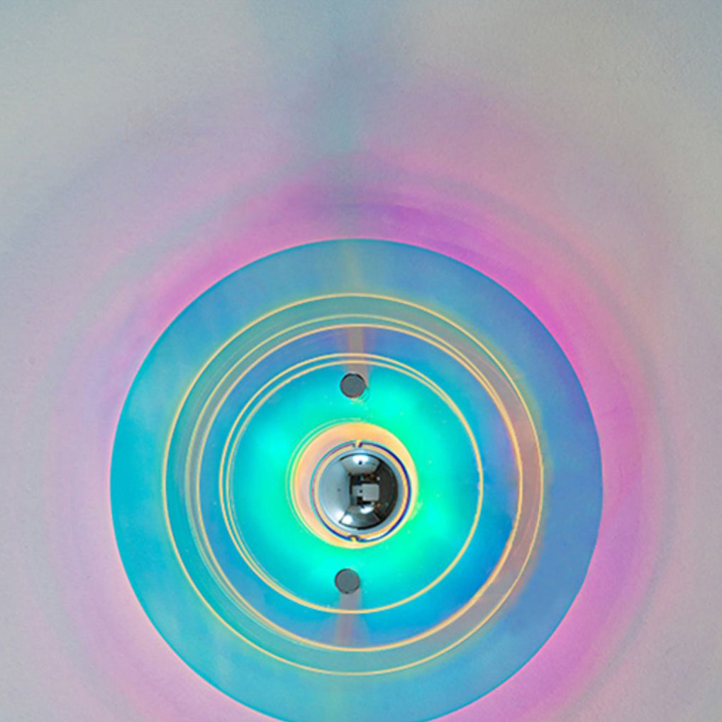 Multi-Layer Wall Sconce Lamp Nordic Acrylic 1-Light Bedroom Wall Light Fixture