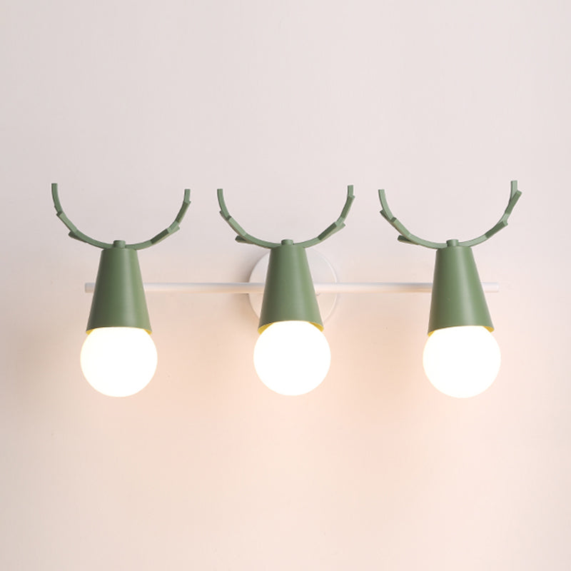 Wall Mount Light Fixture Nordic Metal Kids Bedroom Wall Mount Light