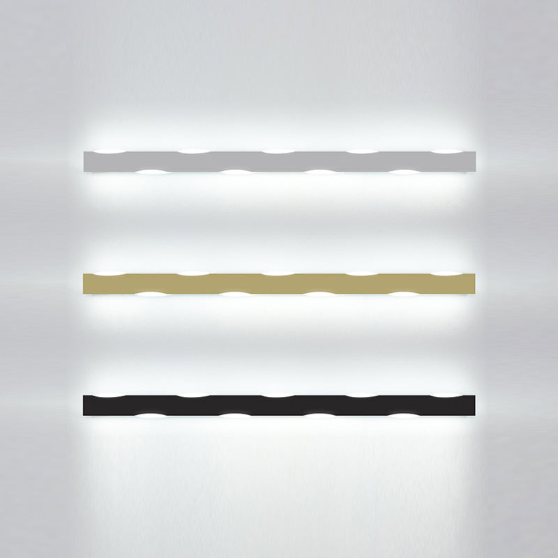 Forma de forma lineal Iluminación de pared de metal Estilo moderno 1 Luz de la pared de luz Luz de la pared de la luz.