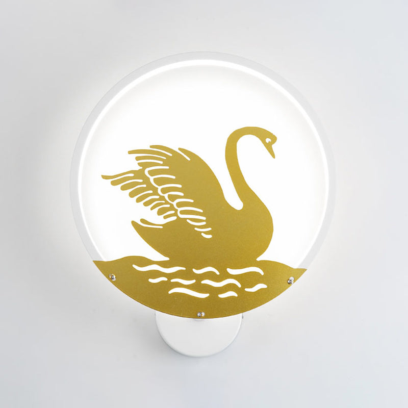 Kids Style Unique Shape Wall Light Metal 1 Light Wall Mounted Light Fixture