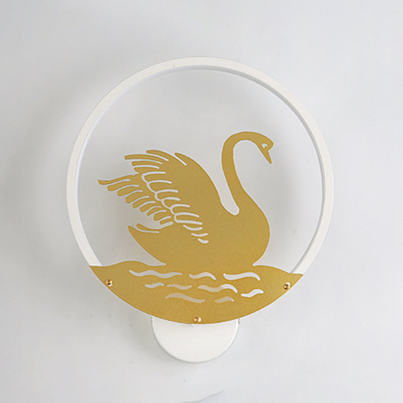 Kids Style Unique Shape Wall Light Metal 1 Light Wall Mounted Light Fixture