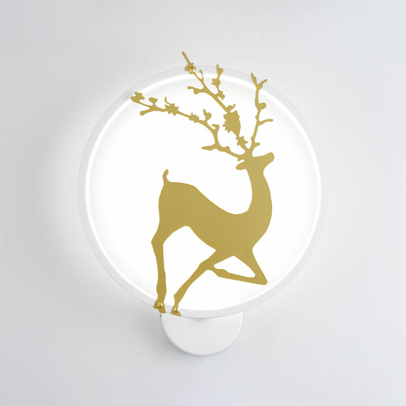 Kids Style Unique Shape Wall Light Metal 1 Light Wall Mounted Light Fixture