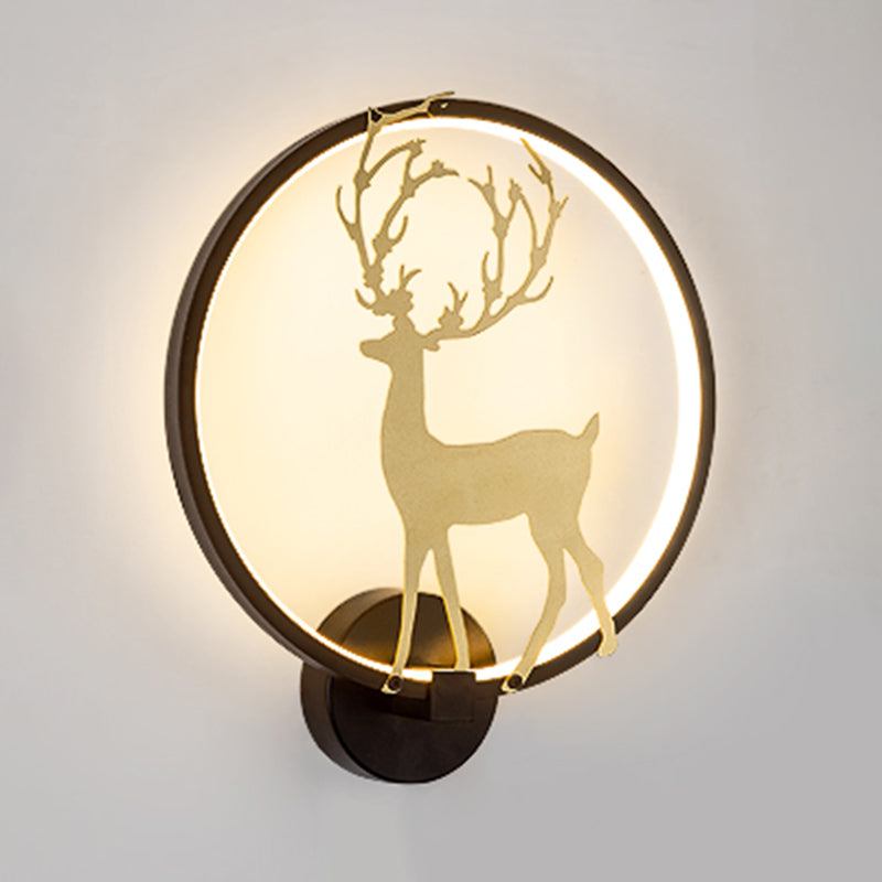 Kids Style Unique Shape Wall Light Metal 1 Light Wall Mounted Light Fixture