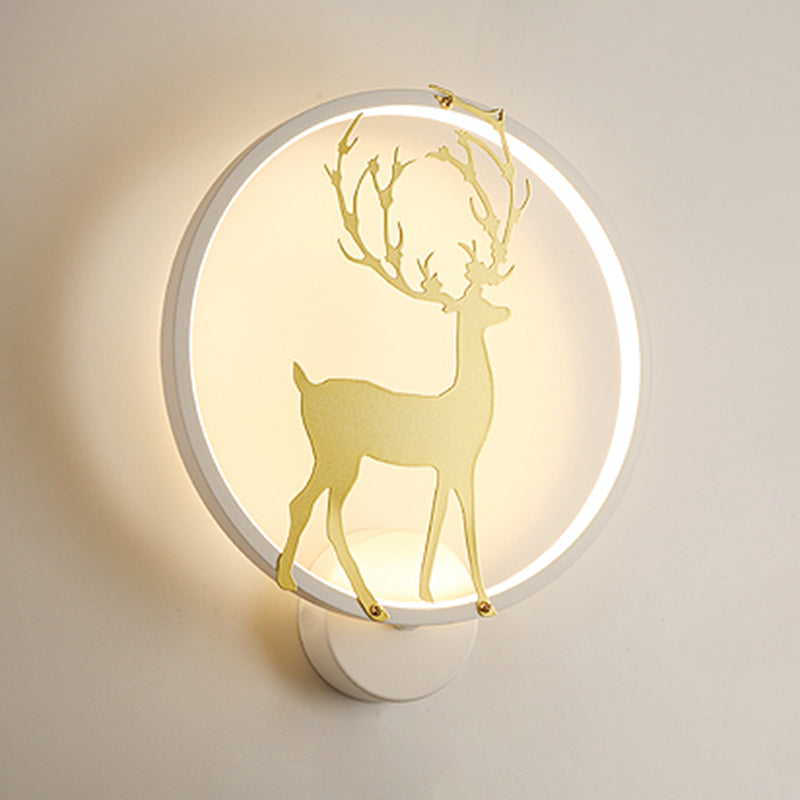 Kids Style Unique Shape Wall Light Metal 1 Light Wall Mounted Light Fixture
