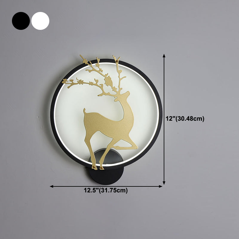 Kids Style Unique Shape Wall Light Metal 1 Light Wall Mounted Light Fixture