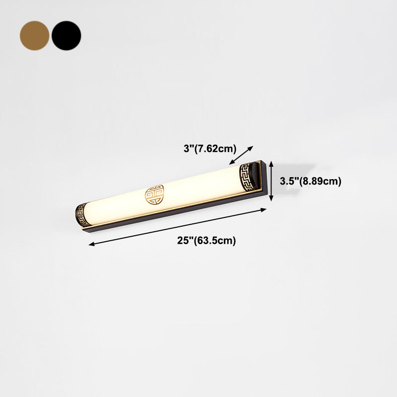 Modern Metallic LED pared apliques de tocador de baño lineal de tocador de baño