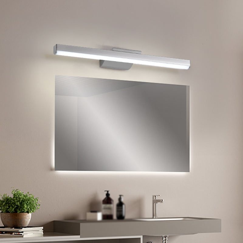 Lumières murales de vanité linéaire de style moderne Métal 1 Lights Mirror Vanity Lights
