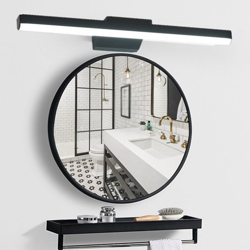 Lumières murales de vanité linéaire de style moderne Métal 1 Lights Mirror Vanity Lights