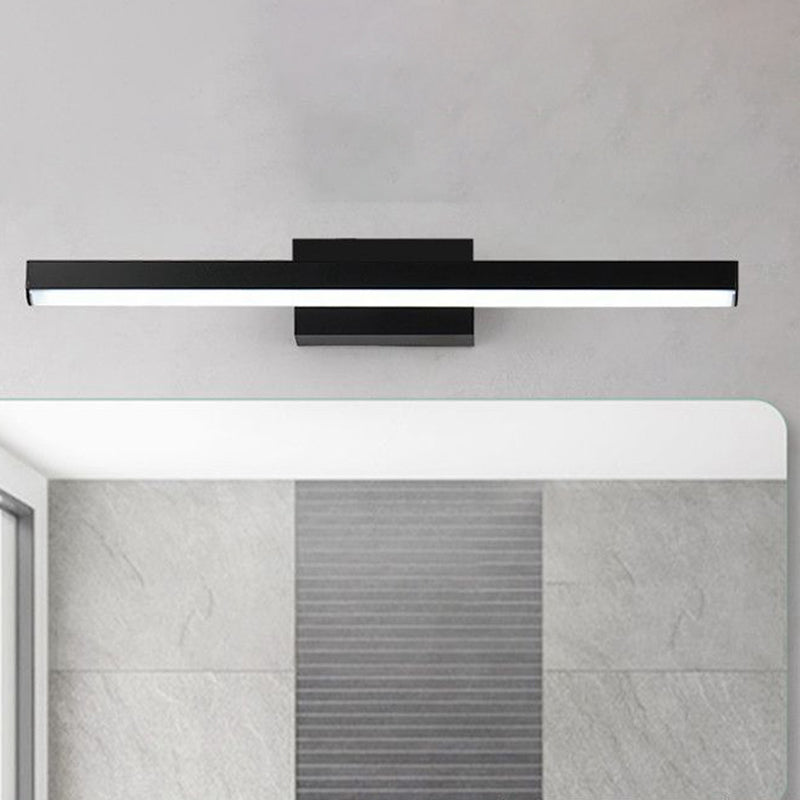 Lumières murales de vanité linéaire de style moderne Métal 1 Lights Mirror Vanity Lights