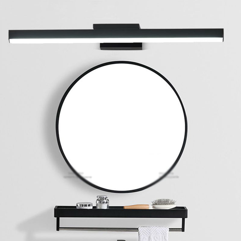 Lumières murales de vanité linéaire de style moderne Métal 1 Lights Mirror Vanity Lights