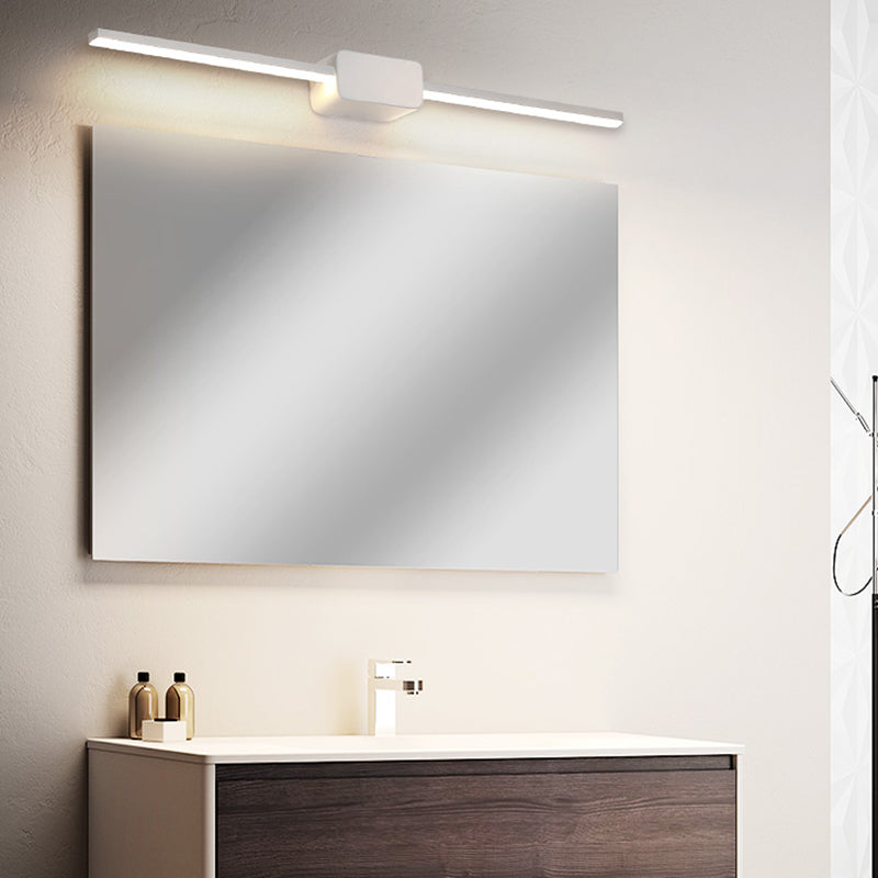 Luce di vanità in metallo postmoderno dritta 1 mirror leggero per il bagno