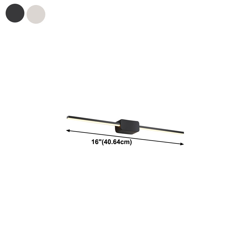 Postmodern Metal Vanity Light Straight 1 Light Mirror Light for Bathroom